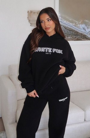 Black White Fox Boutique Don't Lose Me Oversized Hoodie | US_26149SHOZ