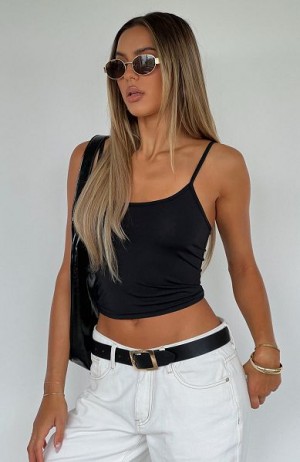 Black White Fox Boutique Everywhere With You Tops | US_52810MKXF