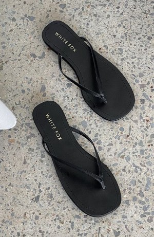 Black White Fox Boutique Roma Thong Sandals | US_26198ZOFJ