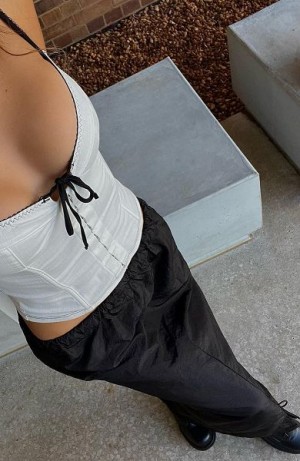 Black White Fox Boutique Songs Of Mine Maxi Skirts | US_93152IJMN