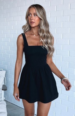 Black White Fox Boutique Trending Now Mini Dress | US_21769RLUX