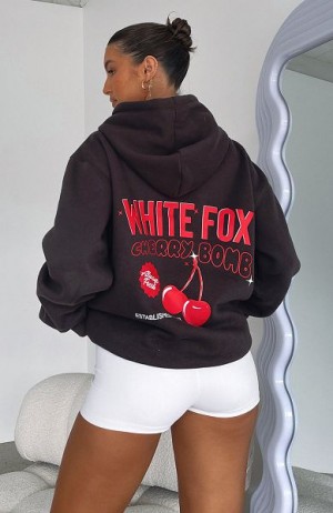 Grey White Fox Boutique Don't Waste Time Hoodie | US_72396FADI