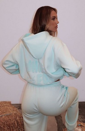 Mint White Fox Boutique Capsule 9 Star Of The Moment Oversized Hoodie | US_48639SPVK