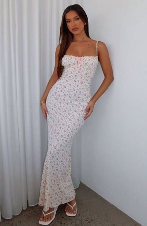 Pink White Fox Boutique Making Decisions Maxi Dress | US_42901NZLD