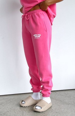 Pink White Fox Boutique The Main Season Sweatpants | US_40857IHMV