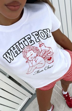 White White Fox Boutique Fell For You Relaxed Baby T-shirt | US_26049QBDL