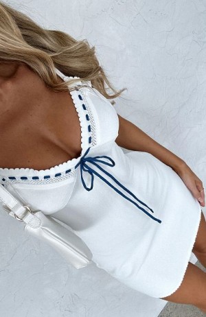 White White Fox Boutique For Your Love Mini Dress | US_26714YKHW