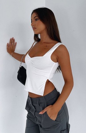 White White Fox Boutique Taking Off Tops | US_34790LVTW