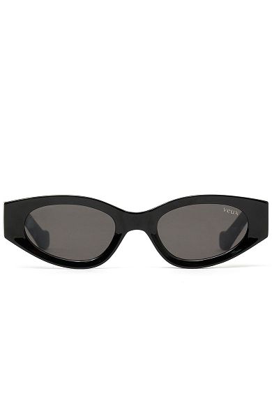 Black White Fox Boutique Hailey Sunglasses | US_89325WNBX