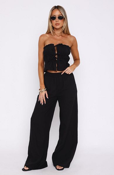 Black White Fox Boutique Secret Society Pants | US_73210VMET