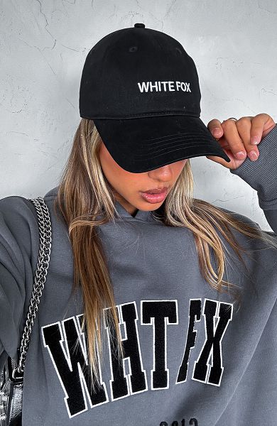 Black White Fox Boutique Time To Travel Caps | US_59374JRHX