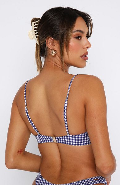 Blue White Fox Boutique Beachside Bikini Tops | US_62815FRLO