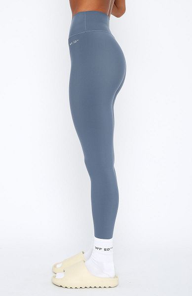 Blue White Fox Boutique Brooklyn Leggings | US_35287FBOE