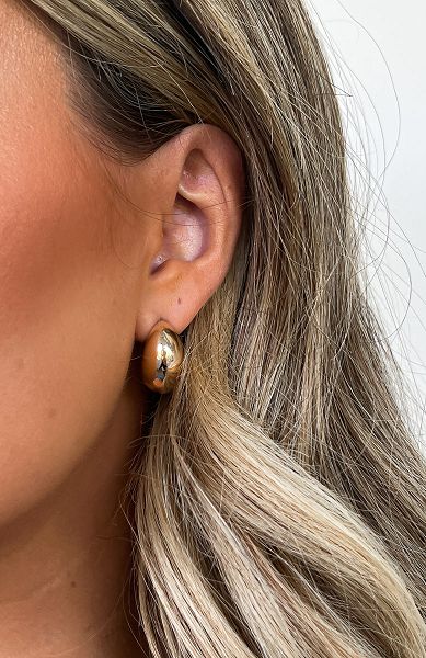 Gold White Fox Boutique Carrie Earrings | US_87263OIGX