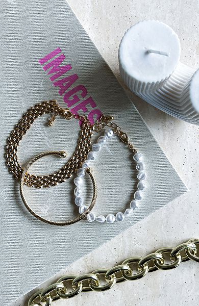 Gold White Fox Boutique Mikayla Bracelet | US_35182EYQR