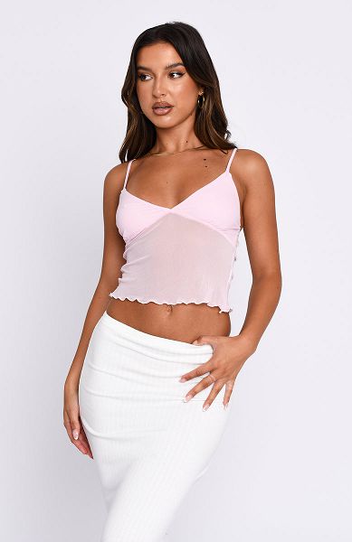 Pink White Fox Boutique Hidden Feelings Tops | US_68307RBWX