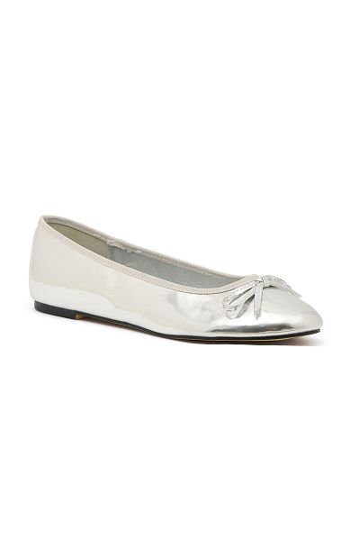 Silver White Fox Boutique Bridget Ballet Flats | US_94568WZKH