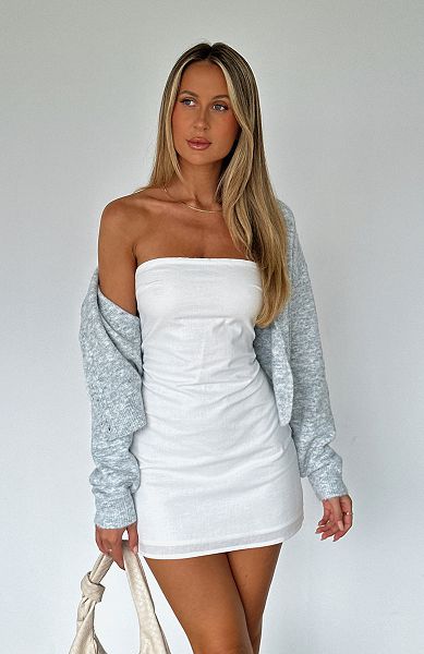 White White Fox Boutique No Stopping Her Mini Dress | US_08539EWRI