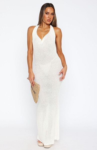 White White Fox Boutique Romantic Lover Knit Maxi Dress | US_78039IQEH