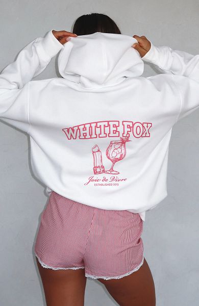 White White Fox Boutique Small Joys Oversized Hoodie | US_08614MHLC