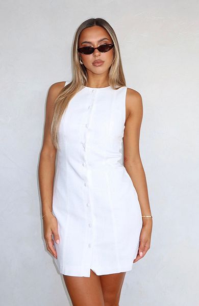 White White Fox Boutique They Don\'t Know Me Mini Dress | US_76315JONA