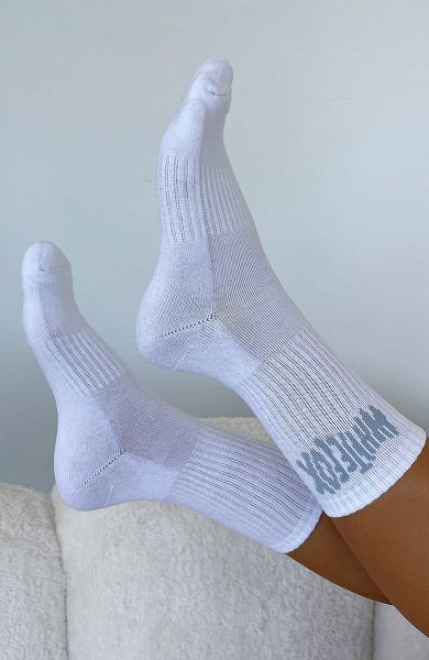 White / Blue White Fox Boutique Archive 6.0 Socks | US_30952POKV